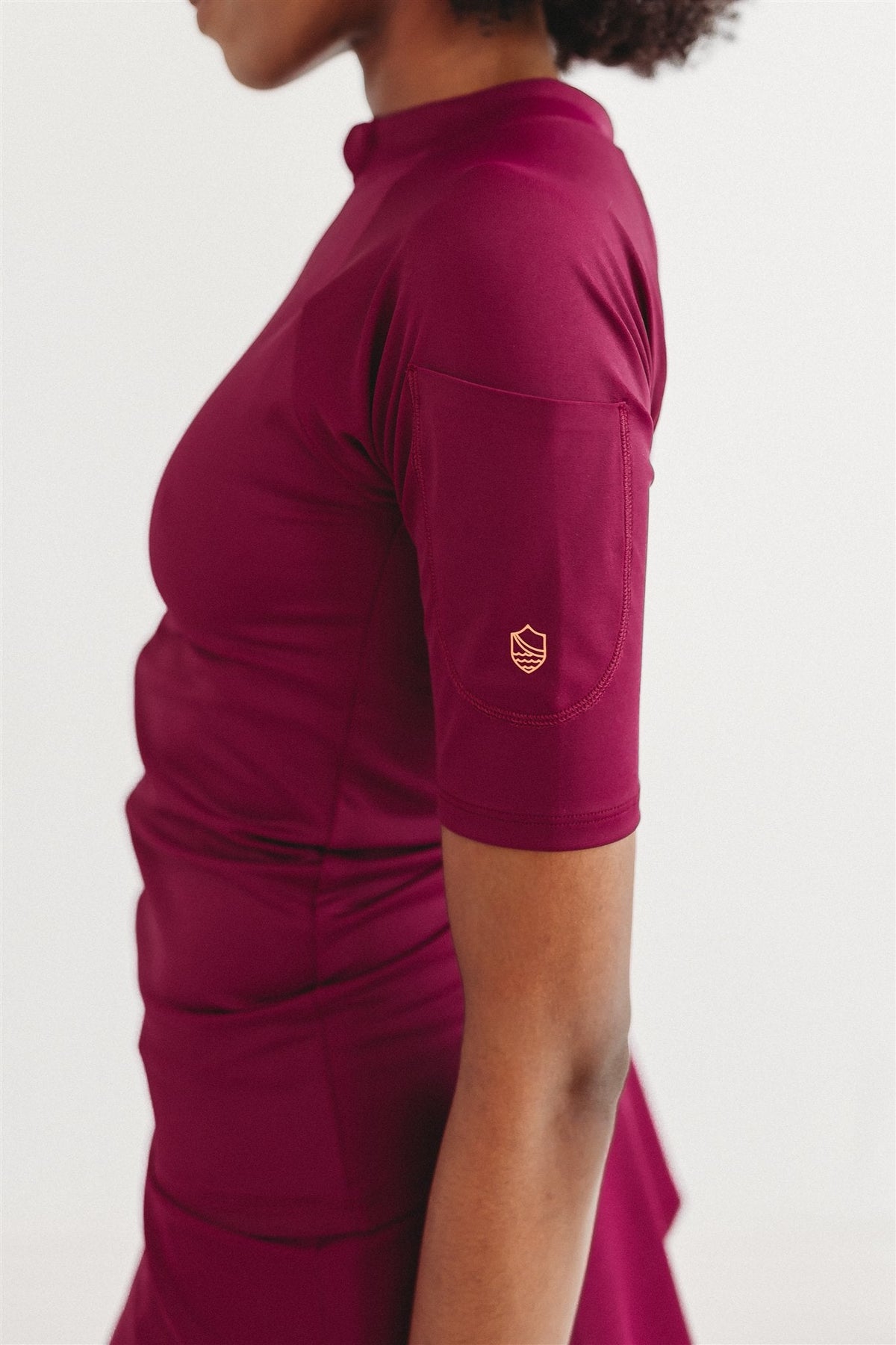 The Miranda Sun Tee | UPF 50+ Short Sleeve Full Zip Rash Guard for Women