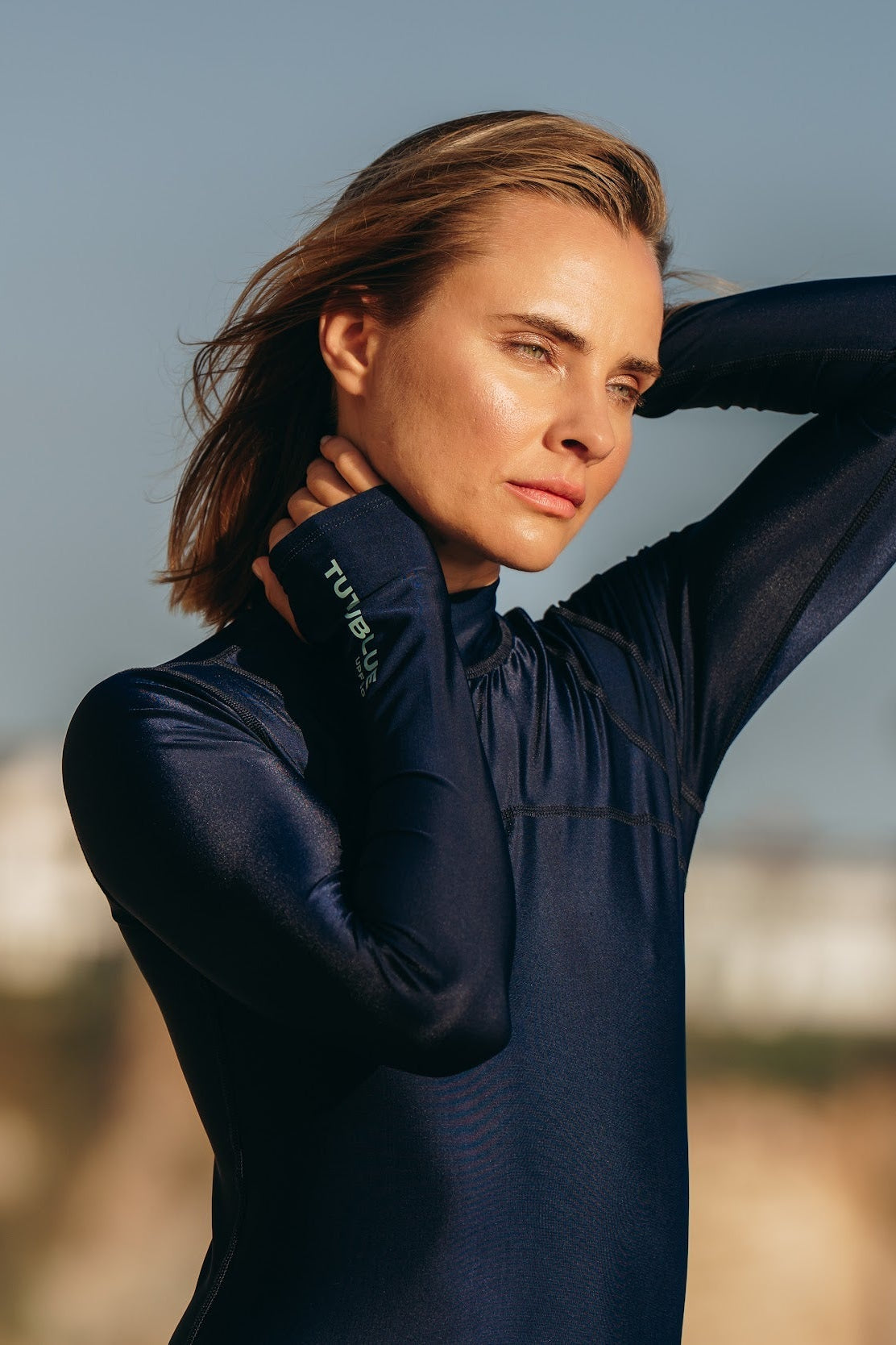 "Classic" UPF 50+ Sun-protective Full Body Long Swimsuit