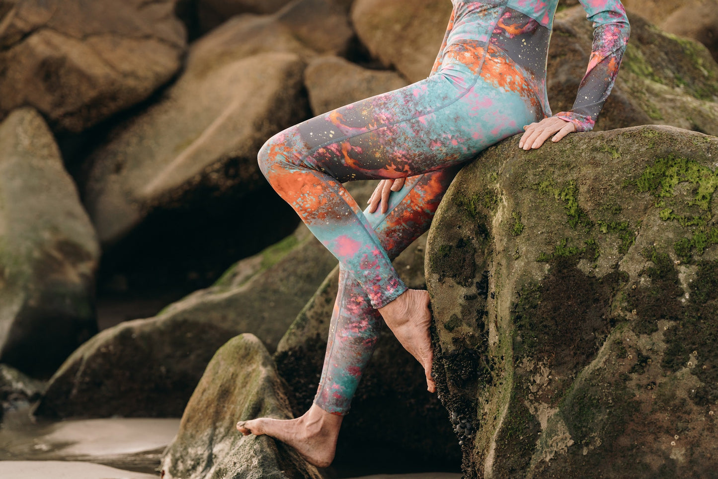 "JOY" UPF 50+ Sun-protective Full Body Swimsuit