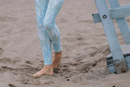 "JOY" UPF 50+ Full Body Swimsuit- Blue Mosaic