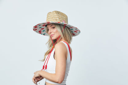 UPF 50+ Straw Lifeguard Hat | The Margate Hat