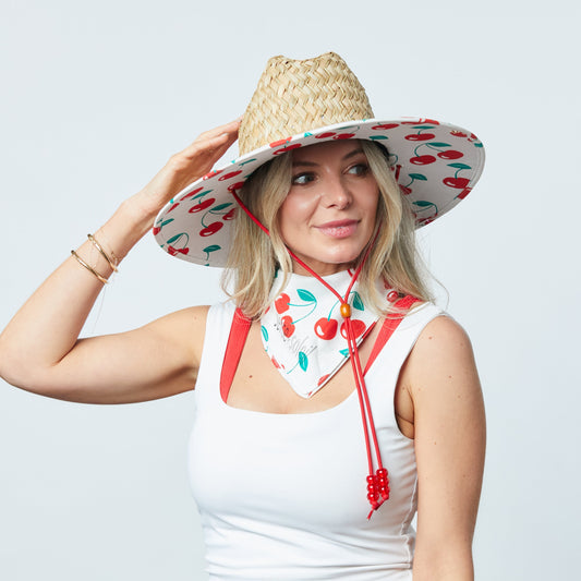 UPF 50+ Straw Lifeguard Hat | The Margate Hat