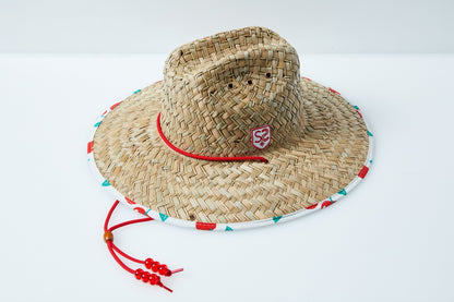 UPF 50+ Straw Lifeguard Hat | The Margate Hat