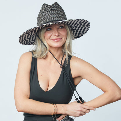 UPF 50+ Straw Lifeguard Hat | The South Beach Hat