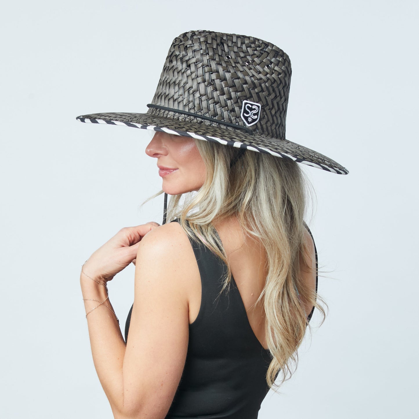 UPF 50+ Straw Lifeguard Hat | The South Beach Hat