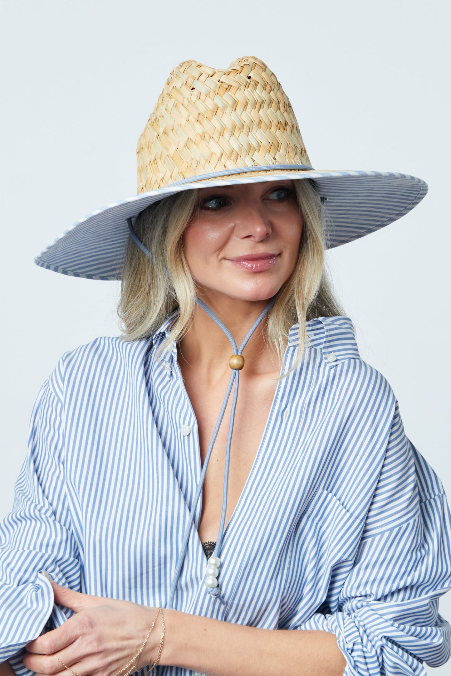 UPF 50+ Straw Lifeguard Hat | The Main Line Hat
