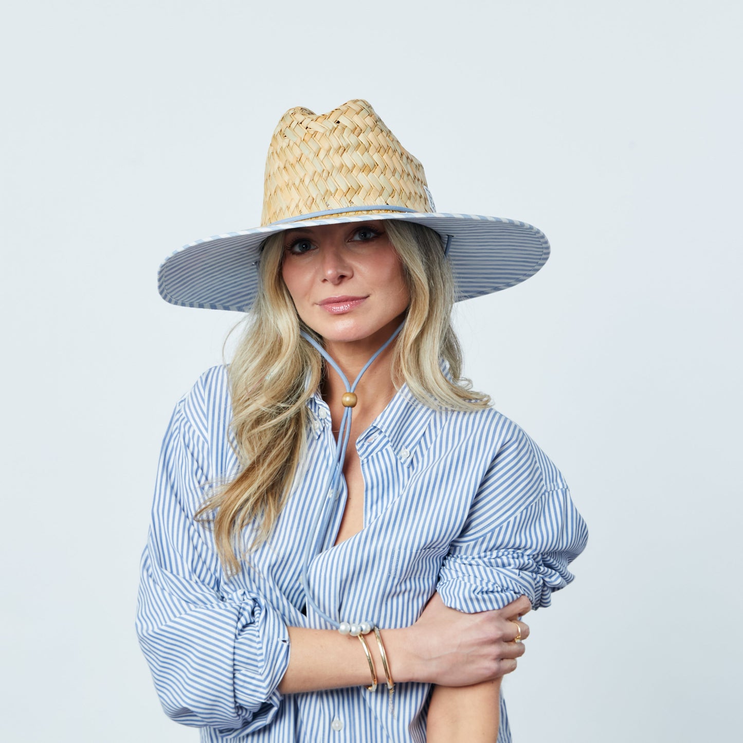UPF 50+ Straw Lifeguard Hat | The Main Line Hat