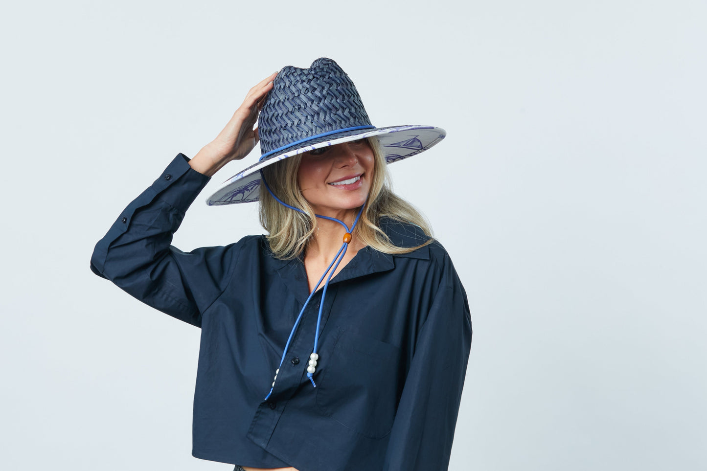 UPF 50+ Straw Lifeguard Hat | The Harbour Island Hat