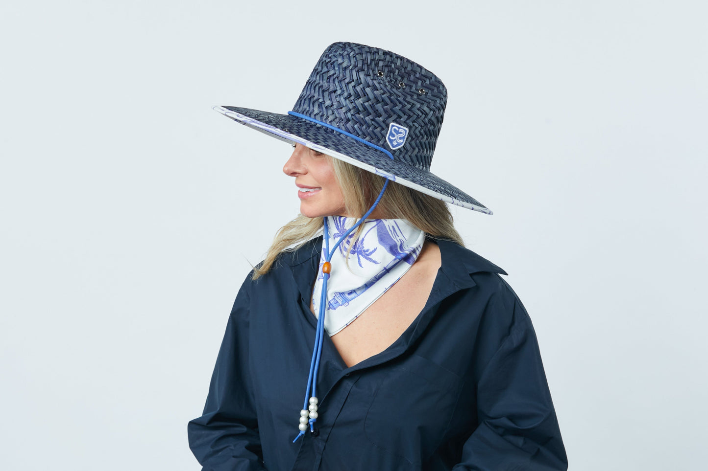 UPF 50+ Straw Lifeguard Hat | The Harbour Island Hat